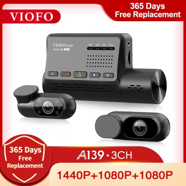 VIOFO A139 3-Channel dash cam